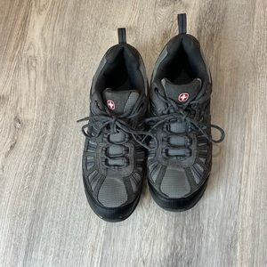 Swiss Gear Men's Outdoor Hiking Boots Gray and Gray Size 8.5